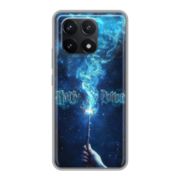 Силиконовый чехол на Xiaomi Poco F6 Pro с принтом Harry Potter Гарри Поттер