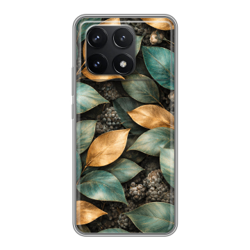 Силиконовый чехол на Xiaomi Poco F6 Pro с принтом женский