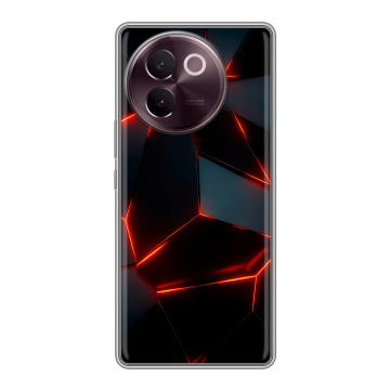 Силиконовый чехол на Vivo V30e с принтом Яркие абстракции Силиконовый чехол на Vivo V30e с принтом Яркие абстракции