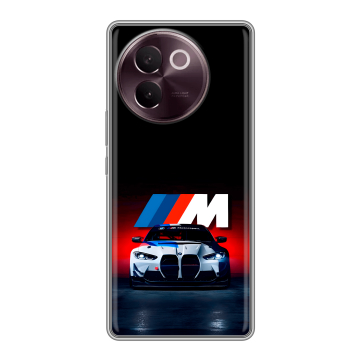 Силиконовый чехол на Vivo V30e с принтом БМВ BMW Силиконовый чехол на Vivo V30e с принтом БМВ BMW