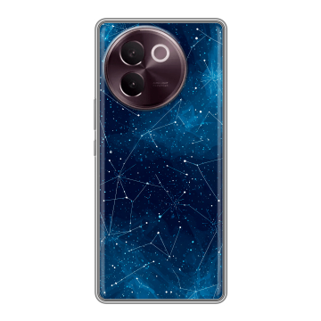 Силиконовый чехол на Vivo V30e с принтом Космос звезды