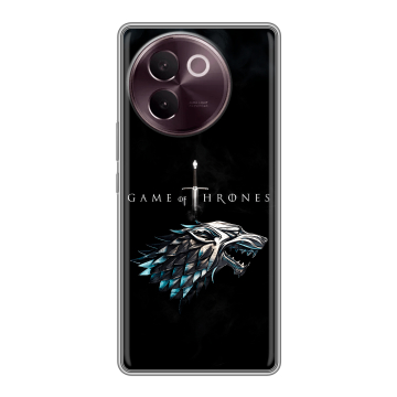 Силиконовый чехол на Vivo V30e с принтом Игра Престолов Game Thrones