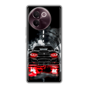 Силиконовый чехол на Vivo V30e с принтом BMW БМВ Силиконовый чехол на Vivo V30e с принтом BMW БМВ