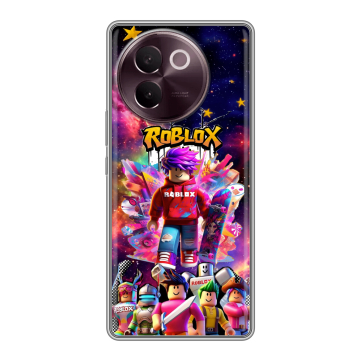 Силиконовый чехол на Vivo V30e с принтом Roblox Роблокс Силиконовый чехол на Vivo V30e с принтом Roblox Роблокс