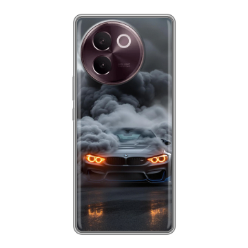 Силиконовый чехол на Vivo V30e с принтом BMW БМВ Силиконовый чехол на Vivo V30e с принтом BMW БМВ