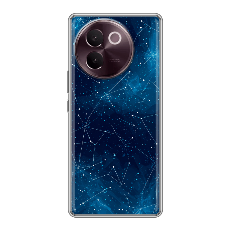 Силиконовый чехол на Vivo V30e с принтом Космос звезды Силиконовый чехол на Vivo V30e с принтом Космос звезды
