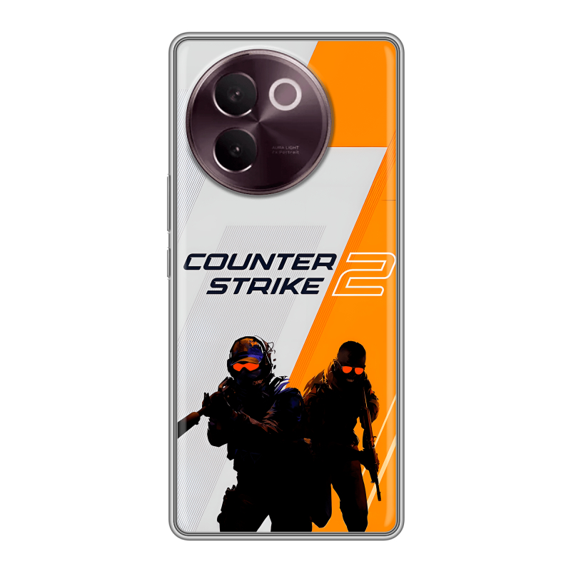Силиконовый чехол на Vivo V30e с принтом Counter Strike Силиконовый чехол на Vivo V30e с принтом Counter Strike