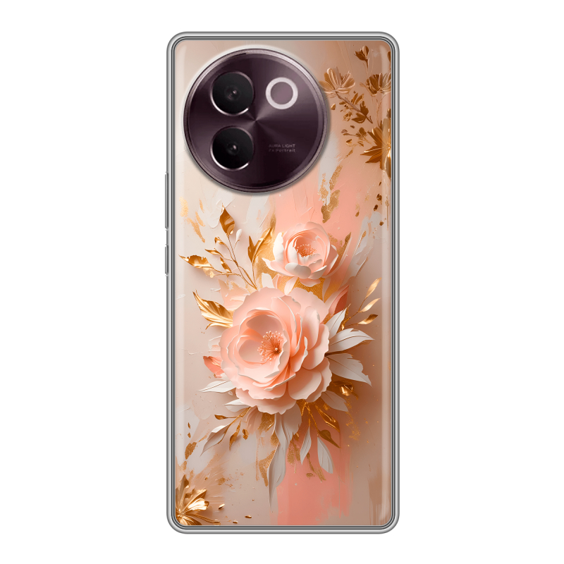 Силиконовый чехол на Vivo V30e с принтом женский Силиконовый чехол на Vivo V30e с принтом женский