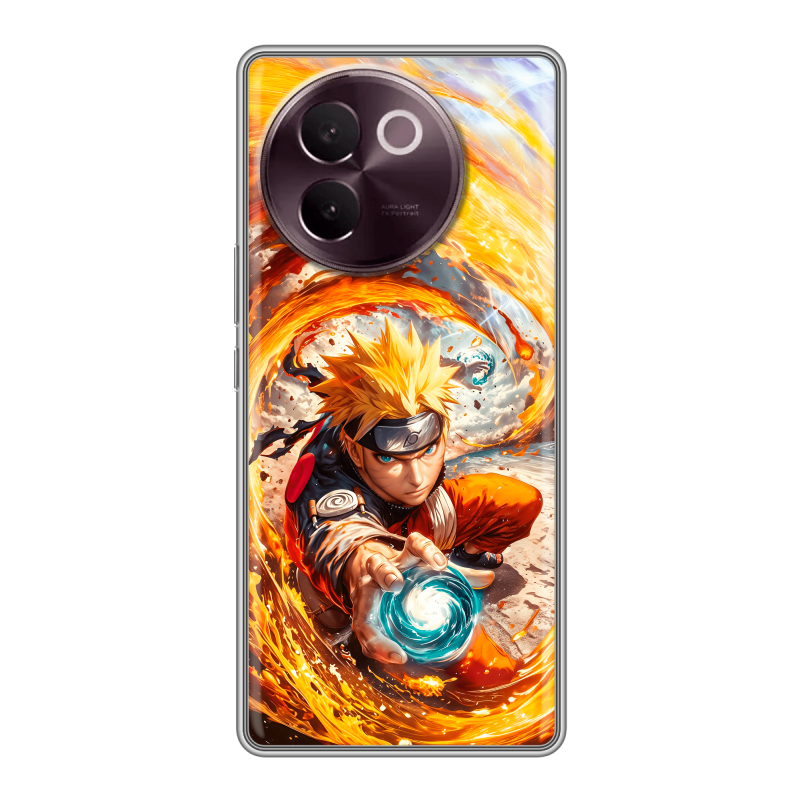 Силиконовый чехол на Vivo V30e с принтом Аниме Наруто Naruto Силиконовый чехол на Vivo V30e с принтом Аниме Наруто Naruto