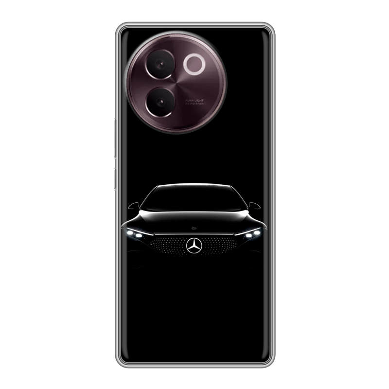 Силиконовый чехол на Vivo V30e с принтом Mercedes Мерседес Силиконовый чехол на Vivo V30e с принтом Mercedes Мерседес