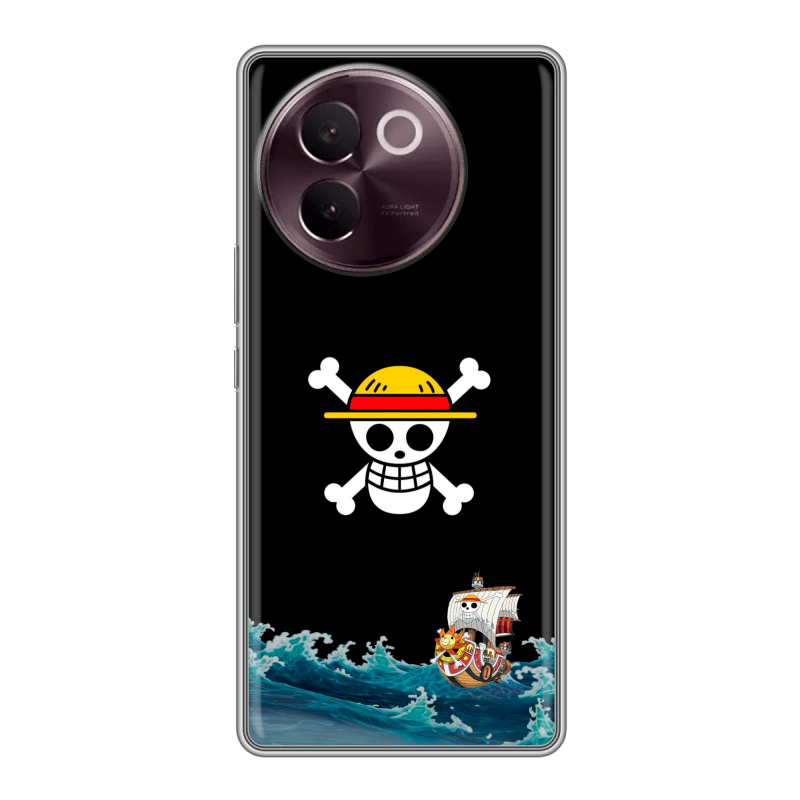Силиконовый чехол на Vivo V30e с принтом One Piece Ван Пис Силиконовый чехол на Vivo V30e с принтом One Piece Ван Пис