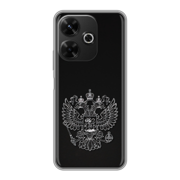 Силиконовый чехол на RedMi 13 4G с принтом Герб России