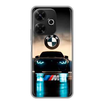Силиконовый чехол на RedMi 13 4G с принтом БМВ BMW
