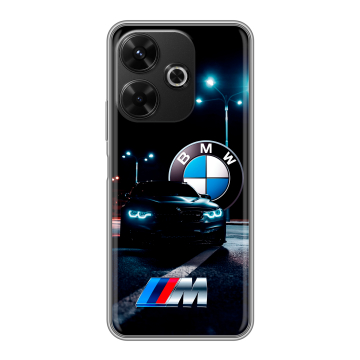 Силиконовый чехол на RedMi 13 4G с принтом БМВ BMW