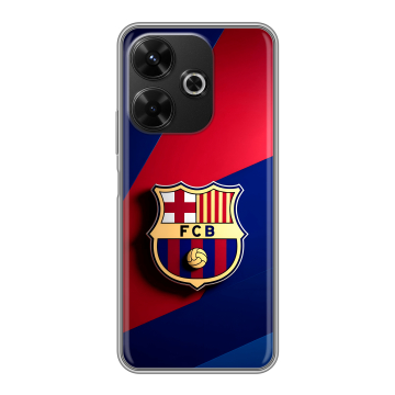 Силиконовый чехол на RedMi 13 4G с принтом Барселона Barcelona Силиконовый чехол на RedMi 13 4G с принтом Барселона Barcelona