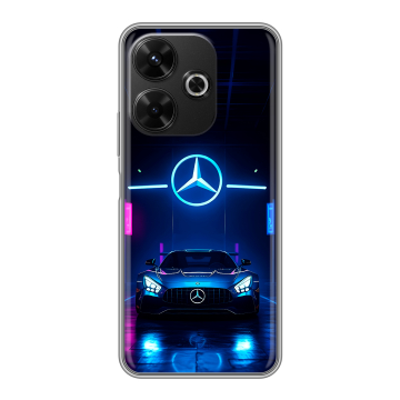 Силиконовый чехол на RedMi 13 4G с принтом Mercedes Мерседес