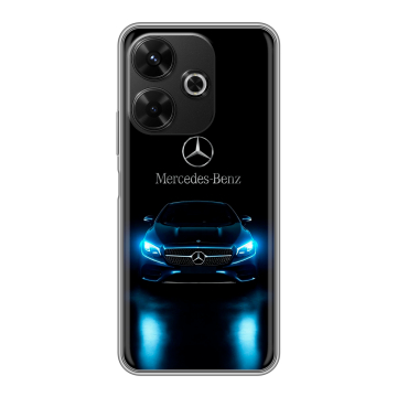 Силиконовый чехол на RedMi 13 4G с принтом Mercedes Мерседес