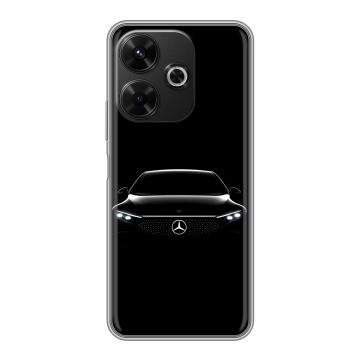 Силиконовый чехол на RedMi 13 4G с принтом Mercedes Мерседес