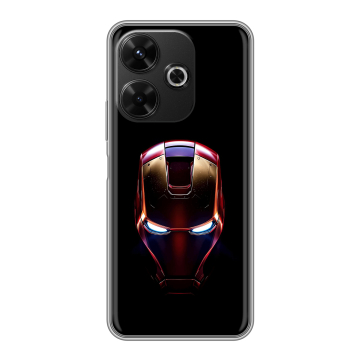 Силиконовый чехол на RedMi 13 4G с принтом IronMan Железный человек
