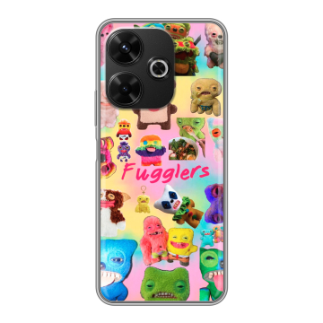 Силиконовый чехол на RedMi 13 4G с принтом Флагер Fuggler Силиконовый чехол на RedMi 13 4G с принтом Флагер Fuggler