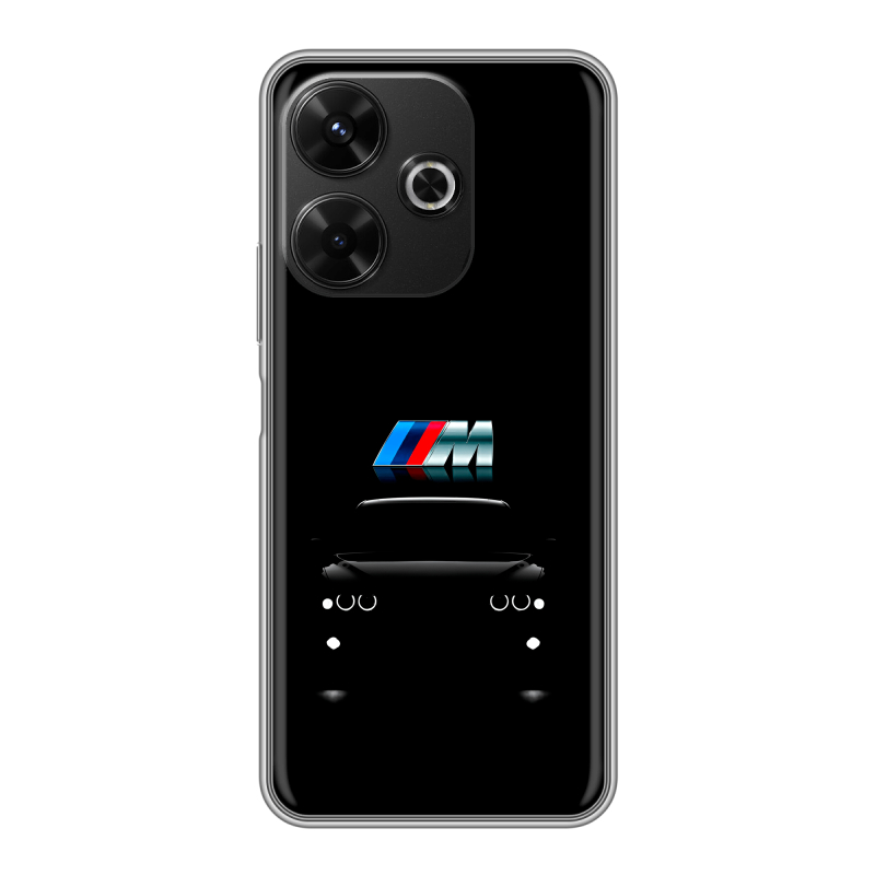 Силиконовый чехол на RedMi 13 4G с принтом БМВ BMW Силиконовый чехол на RedMi 13 4G с принтом БМВ BMW