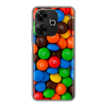 Силиконовый чехол на Poco M6 4G с принтом Конфеты Силиконовый чехол на Poco M6 4G с принтом Конфеты