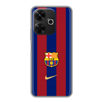Силиконовый чехол на Poco M6 4G с принтом Барселона Barcelona