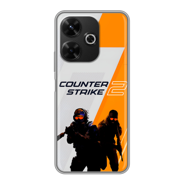 Силиконовый чехол на Poco M6 4G с принтом Counter Strike Силиконовый чехол на Poco M6 4G с принтом Counter Strike