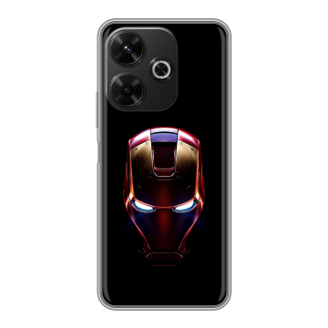 Силиконовый чехол на Poco M6 4G с принтом IronMan Железный человек Силиконовый чехол на Poco M6 4G с принтом IronMan Железный человек