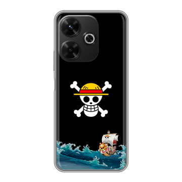 Силиконовый чехол на Poco M6 4G с принтом One Piece Ван Пис Силиконовый чехол на Poco M6 4G с принтом One Piece Ван Пис
