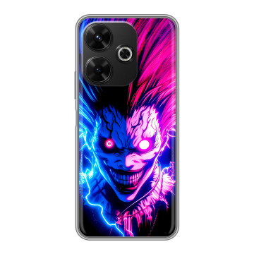 Силиконовый чехол на Poco M6 4G с принтом Death note Тетрадь смерти Силиконовый чехол на Poco M6 4G с принтом Death note Тетрадь смерти