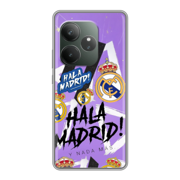 Силиконовый чехол на Realme GT 6 с принтом Real Madrid Реал Мадрид