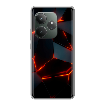 Силиконовый чехол на Realme GT 6T с принтом Яркие абстракции Силиконовый чехол на Realme GT 6T с принтом Яркие абстракции