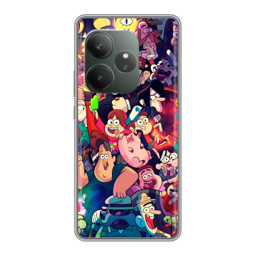 Силиконовый чехол на Realme GT 6T с принтом Gravity Falls Гравити Фолз Силиконовый чехол на Realme GT 6T с принтом Gravity Falls Гравити Фолз