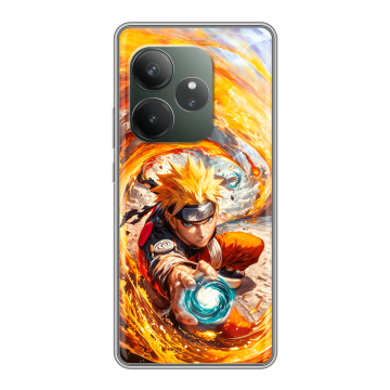 Силиконовый чехол на Realme GT 6T с принтом Аниме Наруто Naruto