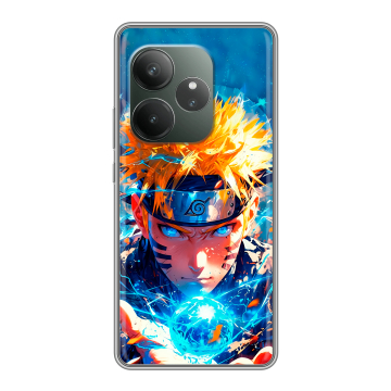 Силиконовый чехол на Realme GT 6T с принтом Аниме Наруто Naruto