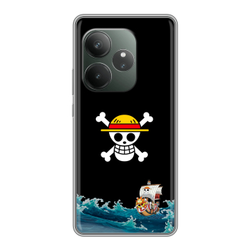 Силиконовый чехол на Realme GT 6T с принтом One Piece Ван Пис