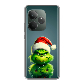 Силиконовый чехол на Realme GT 6T с принтом Новый год