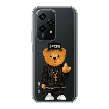 Силиконовый чехол на Honor 200 Lite с принтом Мишка Силиконовый чехол на Honor 200 Lite с принтом Мишка