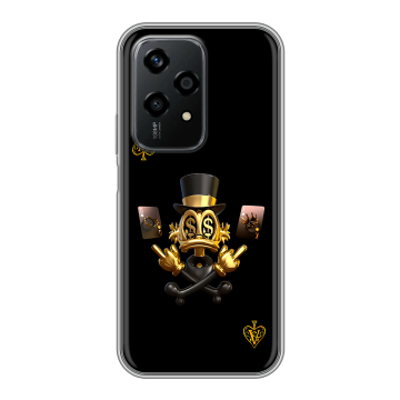 Силиконовый чехол на Honor 200 Lite с принтом Золотой скрудж макдак Силиконовый чехол на Honor 200 Lite с принтом Золотой скрудж макдак