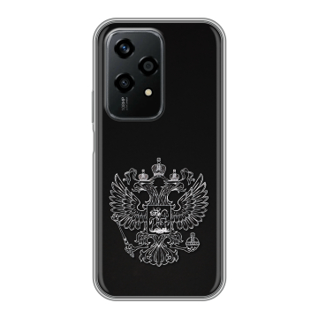 Силиконовый чехол на Honor 200 Lite с принтом Герб России Силиконовый чехол на Honor 200 Lite с принтом Герб России