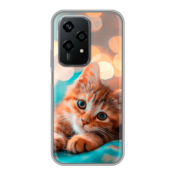Силиконовый чехол на Honor 200 Lite с принтом котик