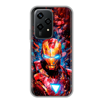 Силиконовый чехол на Honor 200 Lite с принтом Железный человек Ironman Силиконовый чехол на Honor 200 Lite с принтом Железный человек Ironman