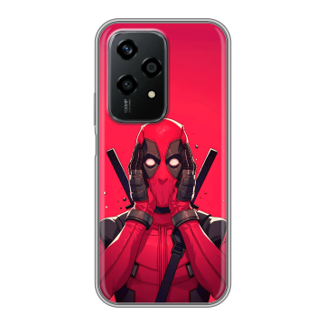 Силиконовый чехол на Honor 200 Lite с принтом Дедпул Deadpool Силиконовый чехол на Honor 200 Lite с принтом Дедпул Deadpool