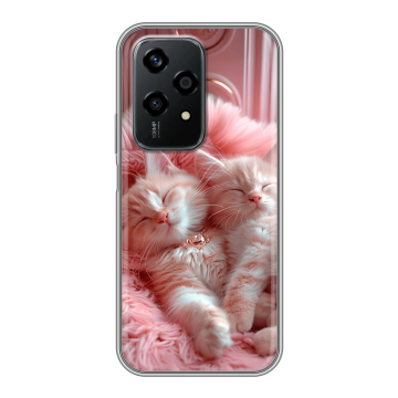 Силиконовый чехол на Honor 200 Lite с принтом котята котики