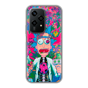 Силиконовый чехол на Honor 200 Lite с принтом Рик и Морти Rick Morty Силиконовый чехол на Honor 200 Lite с принтом Рик и Морти Rick Morty
