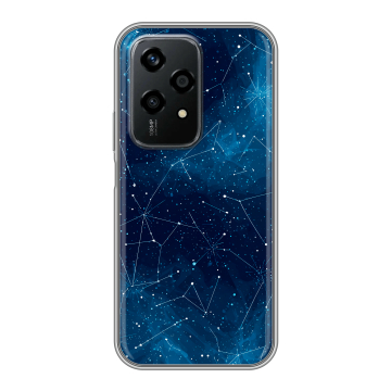 Силиконовый чехол на Honor 200 Lite с принтом Космос звезды Силиконовый чехол на Honor 200 Lite с принтом Космос звезды