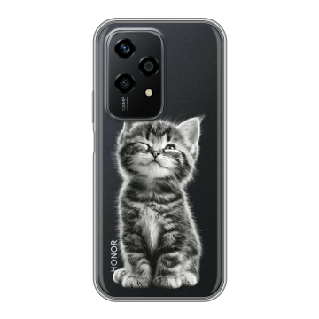 Силиконовый чехол на Honor 200 Lite с принтом Котенок
