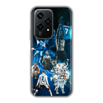 Силиконовый чехол на Honor 200 Lite с принтом Реал Роналдо