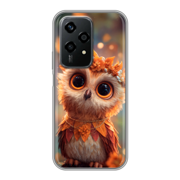 Силиконовый чехол на Honor 200 Lite с принтом Милая сова